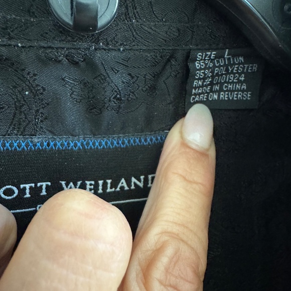 Scott Weiland The Collection Mens Shirt - Picture 7 of 9